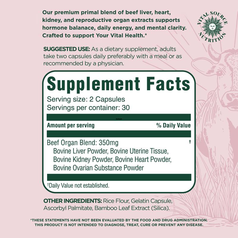 Swerph Vital Source Primal Health BiFi Capsules